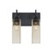 Besa Lighting Juni 10 Vanity, Gold Bubble, Black, 2x60W Incandescent 2WG-JUNI10GD-BK - alternate 1